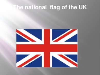 The national flag of the UK