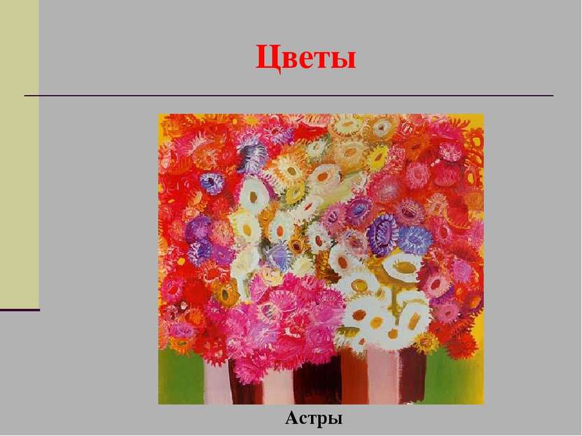 Цветы Астры