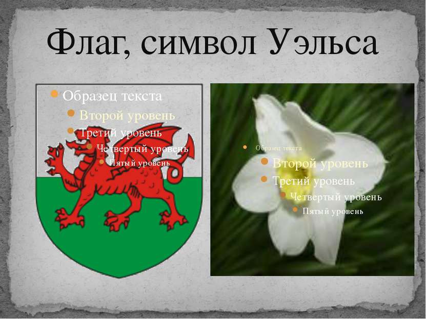 Флаг, символ Уэльса