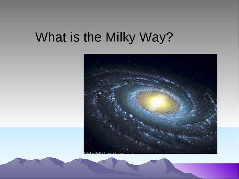 What is the Milky Way?