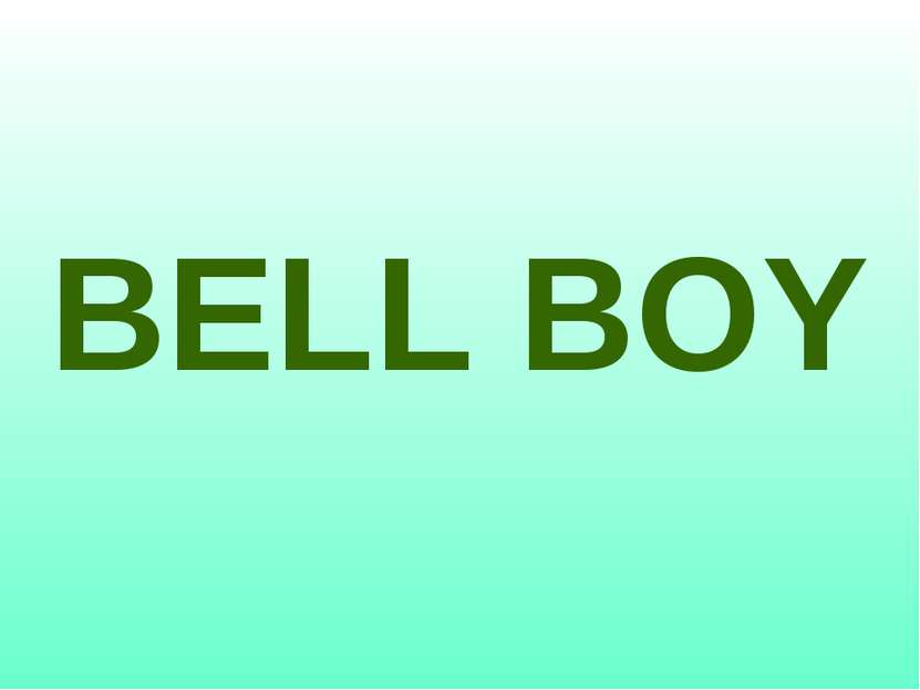 BELL BOY