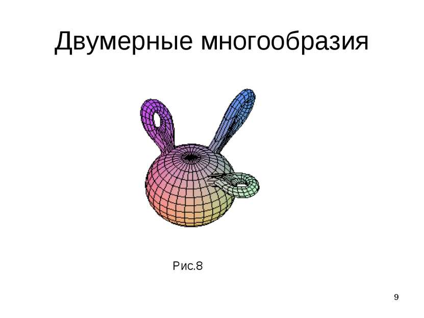 * Двумерные многообразия Рис.8