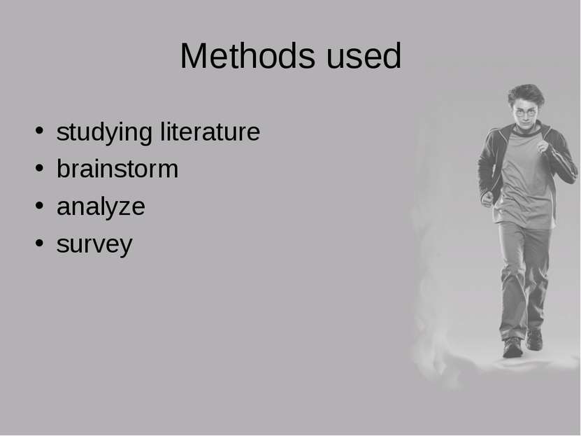 Methods used studying literature brainstorm analyze survey