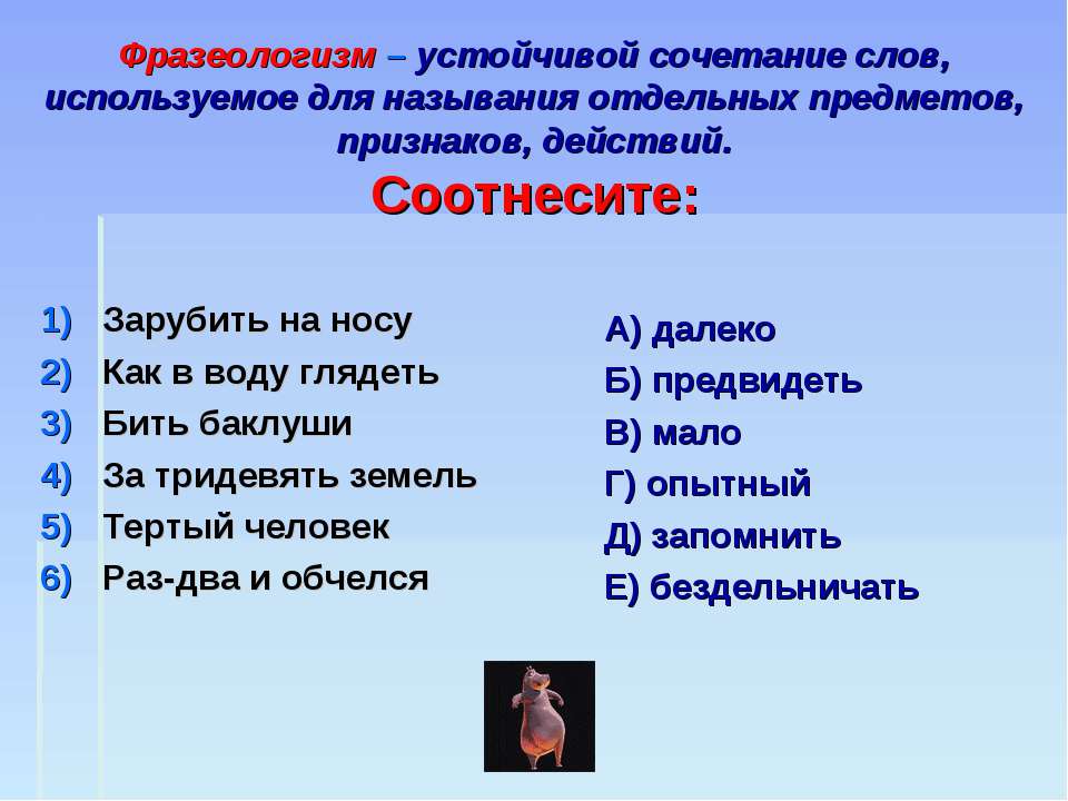 Выражение это в русском языке 4 класс