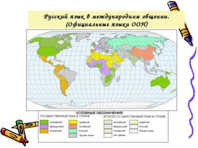Русский язык в международном общении. (Официальные языки ООН)
