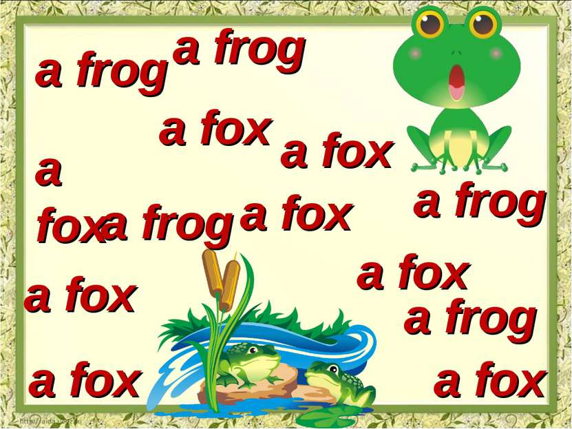 a fox a fox a fox a fox a fox a fox a fox a fox a frog a frog a frog a frog a...