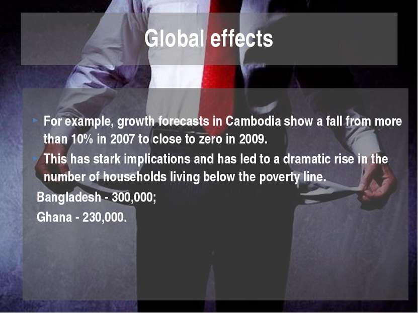 For example, growth forecasts in Cambodia show a fall from more than 10% in 2...