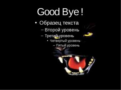 Good Bye !