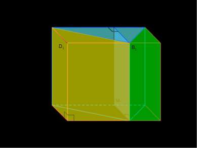 A B A1 C1 E1 D E M M1 Рассмотрим произвольную треугольную прямую призму ABCA1...